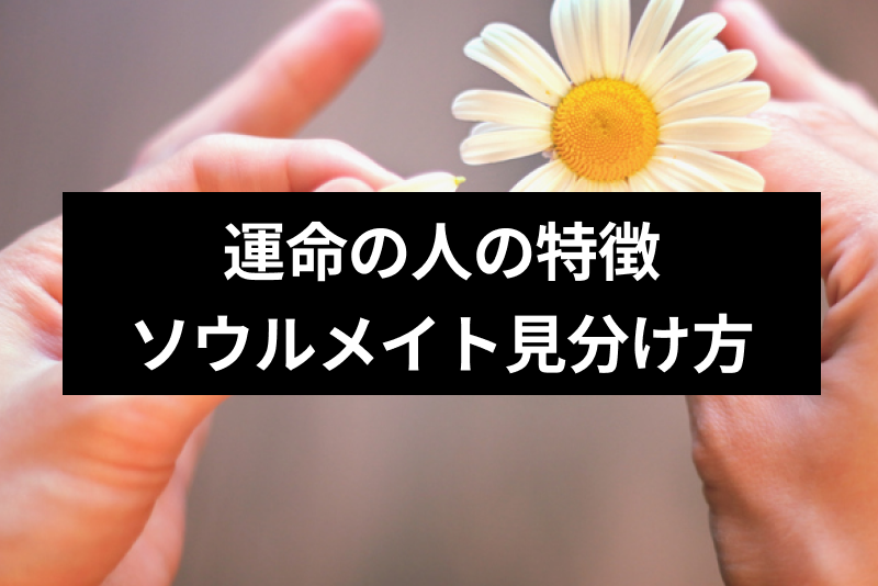 【5つのカテゴリ別】運命の人の特徴26選！あなたのソウルメイトの見分け方【絶対分かる】
