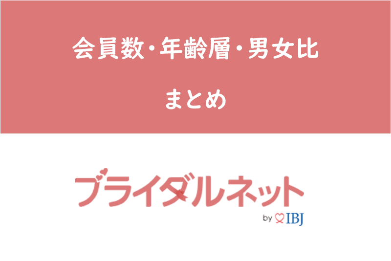 ブライダルネット会員数・年齢層の男女比のまとめ|有料会員登録者数に注目!