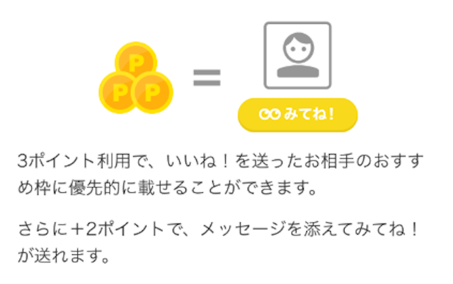 Omiai 「みてね!」&リトライの送信