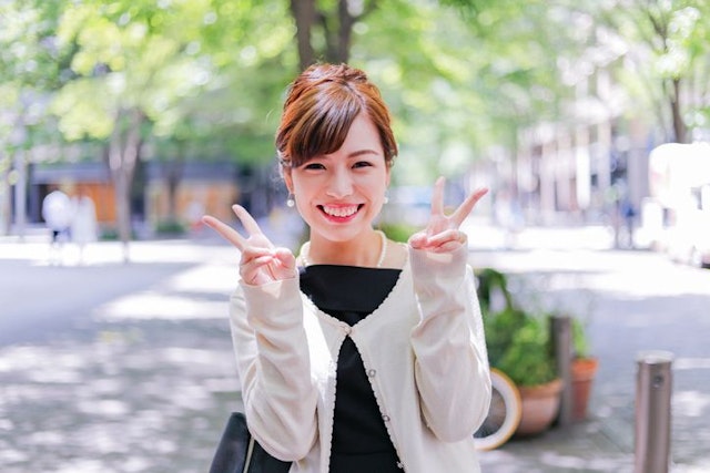 タップル メイン写真は安定の笑顔の正面写真